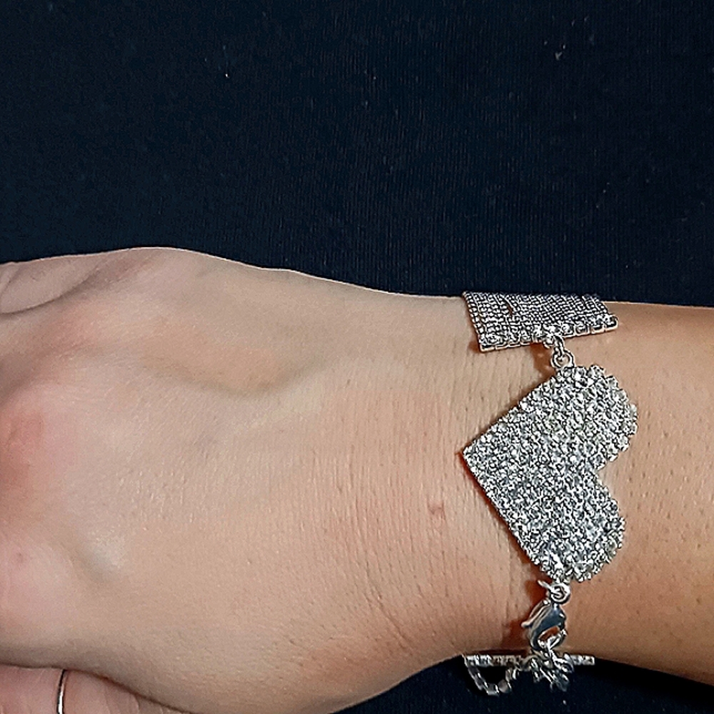 14K RHINESTONE BRACELET